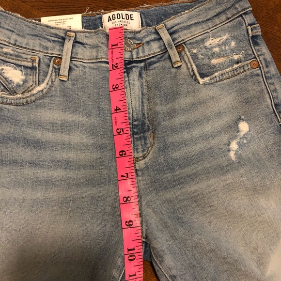 SOLD - AGOLDE Sophie crop skinny jeans - 24 BNWT - Picture 11 of 12